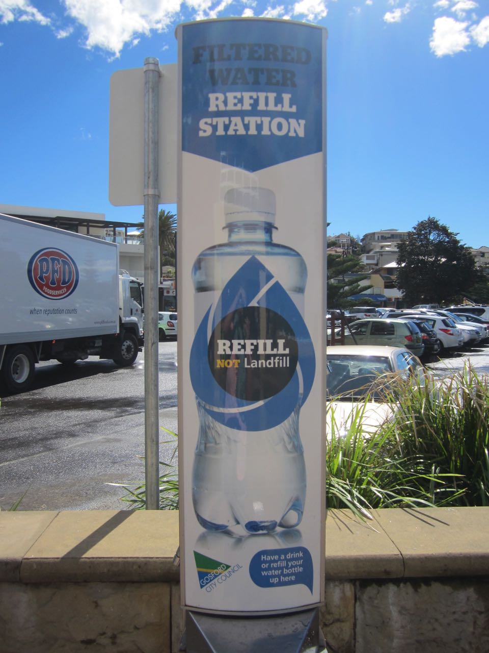refill your plastic water bottle: brilliant! australia