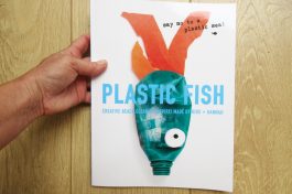 PLASTIC FISH BOOK! made by kids+artist hannah